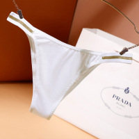 YUNWUXIN欧美性感半包臀内裤女中腰冰丝比基尼提臀小三角内裤丁字裤内裤