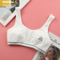 YUNWUXIN少女发育期抹胸小背心内衣初中高中学生9-12-14-16岁无钢圈文胸吊带