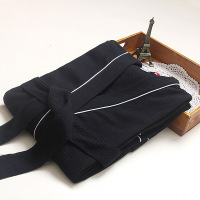 YUNWUXIN欧美睡衣春夏长袖棉浴袍男性感情侣长款睡袍女薄款酒店浴衣大码睡衣