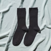 YUNWUXIN不扎脚的银葱袜子女堆堆袜春秋柔软中筒袜日系甜美闪亮长筒潮流袜袜子