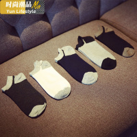 YUNWUXIN5双 袜子男士棉袜春夏季薄款低帮短袜船袜四季短筒运动浅口隐形袜袜子