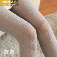 YUNWUXIN性感白色丝袜公主蕾丝复古镂空女袜子显瘦打底袜春秋竖条纹连裤袜袜子