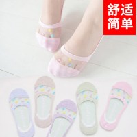 YUNWUXIN。女童袜子夏季薄款12-15-18岁薄棉袜中大童小学生浅口隐形船袜2袜子