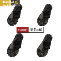 YUNWUXIN蕾丝袜子女花边短袜浅口日系棉船袜夏季韩国百搭薄款透气水晶袜袜子