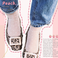 YUNWUXIN2020新款复古波点小圆点百搭超薄包芯丝短袜小腿袜丝袜女夏季薄款袜子