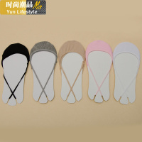 YUNWUXIN半脚掌吊带无跟棉短袜防滑高跟鞋船袜隐形超浅口前脚掌半截袜子女袜子