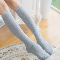 YUNWUXIN春秋棉学院风条纹足球宝贝运动小腿袜子不过膝高筒袜女长袜齐膝袜子