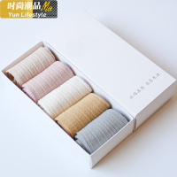 YUNWUXIN松口袜子中长筒袜松口不勒脚产后棉袜月子袜春产妇专用孕妇袜吸湿袜子