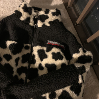 BaLuoShang看!远处有只熊猫!可爱冬季加厚棉衣男女保暖宽松立领外套棉服潮棉衣