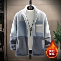 BaLuoShang棉衣男冬季羔毛外套韩版潮流加厚宽松百搭学生情侣毛绒棉服上衣棉衣