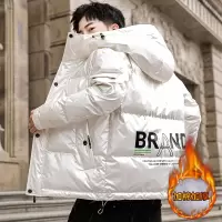 BaLuoShang亮面棉衣男短款新款加厚保暖羽绒棉服男士冬季防寒棉袄子棉衣