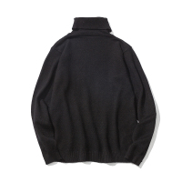 BaLuoShang听风冬季日系高领修身毛衣青少年韩版套头衫纯色线衣长袖打底衫男毛衣