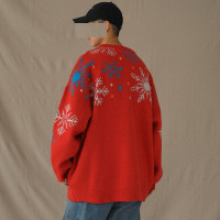 BaLuoShang20秋冬季新款加厚毛衣线衫男韩版潮流宽松圣诞保暖学生情侣打底衫毛衣