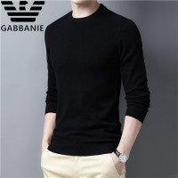 BaLuoShang秋季新款男毛线长袖纯色圆领毛衣韩版时尚帅气针织衫毛衣