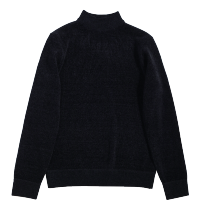 BaLuoShang骆豪男装 男士打底衫秋冬半高领加绒加厚潮流黑色休闲保暖毛衣男毛衣