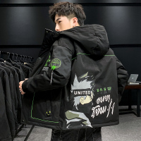 BaLuoShang初中学生羽绒棉服男短款帅气外套青少年冬装棉衣加厚高中男生棉袄棉衣