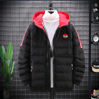 BaLuoShang冬季棉衣男初中高中学生外套韩版潮流帅气羽绒棉服青少年冬装棉袄棉衣