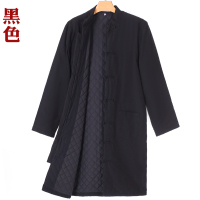 BaLuoShang中国风冬季男士中长款中式唐装棉袄棉衣冬装复古棉服立领加厚外套棉衣