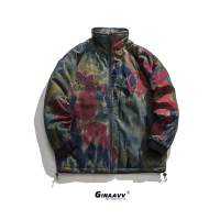 BaLuoShang迷彩棉衣男冬季加厚潮牌男士外套潮流百搭帅气棉服男宽松大码上衣棉衣