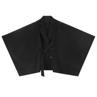 BaLuoShang冬装山本风暗黑系男士宽松呢料大衣发型师青年大翻领斗篷披风外套风衣