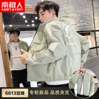 BaLuoShang秋冬季潮流外套男士韩版百搭工装夹克2020春秋新款休闲棒球衣服D风衣