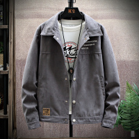 BaLuoShang男士加绒外套2020秋冬新款韩版潮休闲上衣服百搭牛仔工装夹克男装风衣