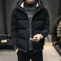 BaLuoShang棉衣男冬季外套加厚羽绒棉服短款连帽冬天棉袄2020年新款风衣