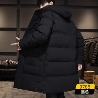 BaLuoShang棉衣男士2020中长款潮流秋冬季衣服棉袄大码冬装加厚羽绒棉服外套风衣