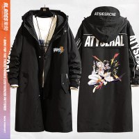 BaLuoShang崩坏学院崩坏3八重樱御神装衣服中长款风衣外套秋冬男女青少年风衣