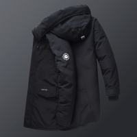 BaLuoShang冬季大码棉衣男中长款加大加肥宽松派克棉服外套胖子迷彩棉袄大衣棉衣