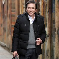 BaLuoShang大富冬季男士加厚棉衣中老年爷爷男装棉袄外套中年爸爸羽绒棉服棉衣