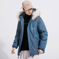 BaLuoShang棉衣男冬季加厚工装羽绒棉服韩版学生棉袄亮面反光外套潮流面包服棉衣