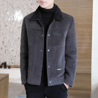BaLuoShang呢子外套男秋冬季短款风衣毛呢大衣夹克韩版潮流2020新款青年上衣毛呢大衣