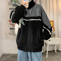 BaLuoShang2020冬季羔绒棉衣男韩版港风潮流棉服宽松休闲百搭保暖棉袄外套棉衣