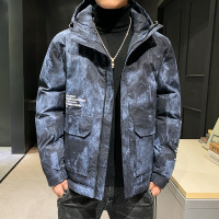 BaLuoShang棉衣男冬季2020新款加厚日系工装潮流短款棉袄羽绒棉服保暖外套潮棉衣