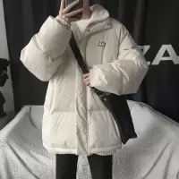 BaLuoShang@ 冬季棉服2020年新款韩版潮流宽松学生白色棉衣外套男棉衣
