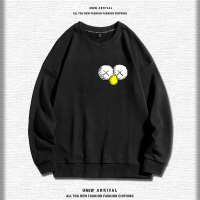 BaLuoShang芝麻街卫衣男潮牌冬季情侣款男装秋冬装加绒加厚无帽衣服百搭男士卫衣