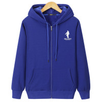 BaLuoShang男士秋冬加肥加大码拉链连帽卫衣胖子加绒加厚帽衫肥佬宽松外套潮卫衣