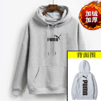 BaLuoShang秋冬卫衣女2020新款冬季潮流加绒加厚连帽运动衣服炫酷上衣外套男卫衣