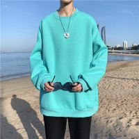 BaLuoShang旋律风车小雏菊卫衣男生潮流圆领宽松衣服帅气春秋款打底长袖上衣卫衣