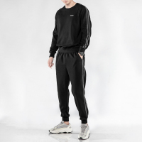 BaLuoShang运动套装男士卫衣2020秋冬新款休闲装运动服加绒加厚搭配帅气潮流卫衣