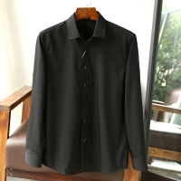 BaLuoShang千元级别!难寻觅!天丝+竹纤维免烫男士高端商务休闲丝滑衬衫600衬衫