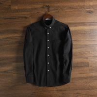 BaLuoShang抵账来的!这性价比真强!男士春季棉质纯色条纹牛津纺衬衫T2646衬衫