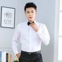 BaLuoShang伴郎服装男兄弟装团服礼服婚礼白色衬衫大合唱演出服修身长袖衬衣衬衫