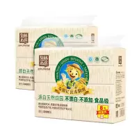2提16包泉林本色抽纸3层2400张抽取式面巾纸不漂白无添加