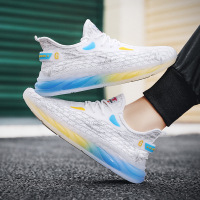 忛歩瑟FBS2022春季新款跑步男鞋飞织椰子鞋网面透气休闲运动鞋时尚小白鞋板鞋