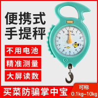 回固弹簧秤迷你称重手提电子秤便携10kg高精度家用挂钩快递买菜称小秤