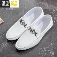 春季豆豆鞋男韩版潮鞋休闲鞋男潮流男鞋子社会青年小皮鞋男懒人鞋  广赫