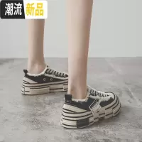 老爹鞋女百搭2019新款ins潮冬黑板鞋厚底帆布春季vessel乞丐超火 广赫休闲鞋