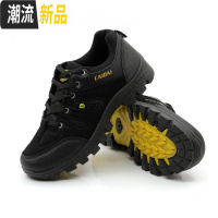 春季新款登山鞋男网面防滑耐磨运动鞋户外休闲鞋徒步鞋透气旅游鞋  广赫